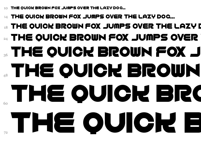 Comfortably Fucked font waterfall